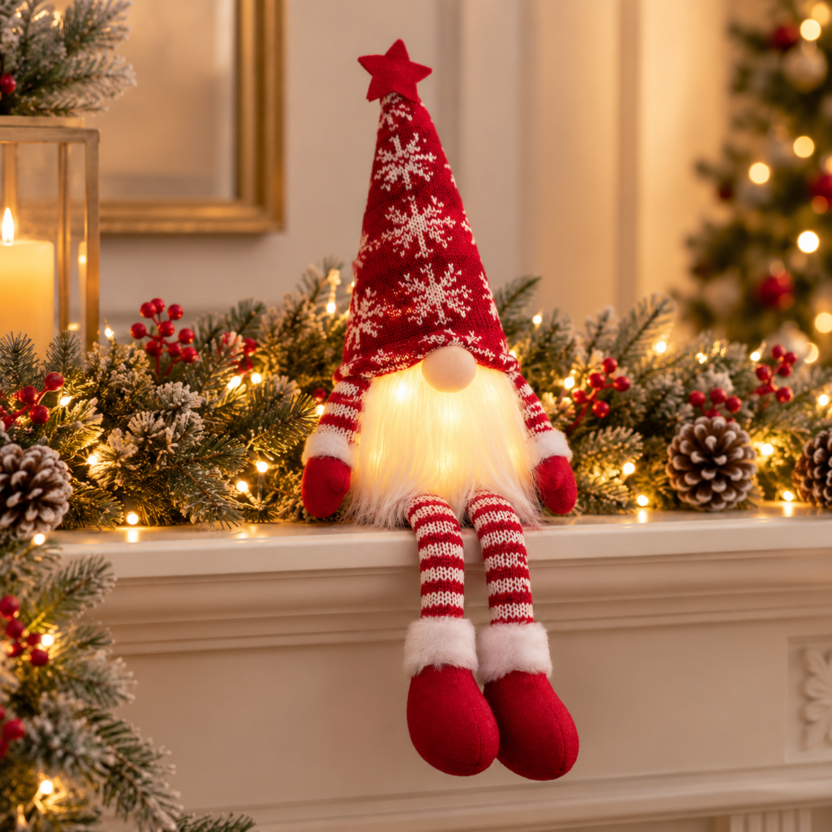 Glowing Christmas Gnome